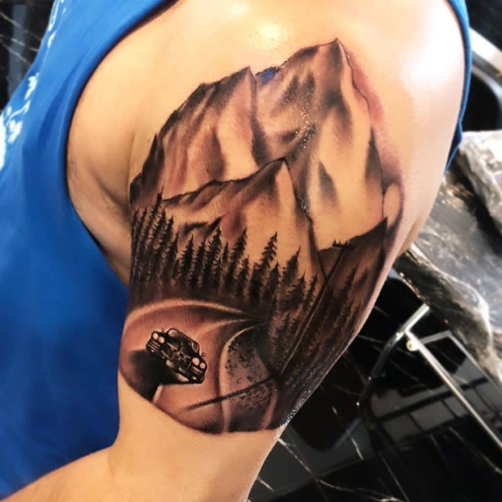 mountain tattoo