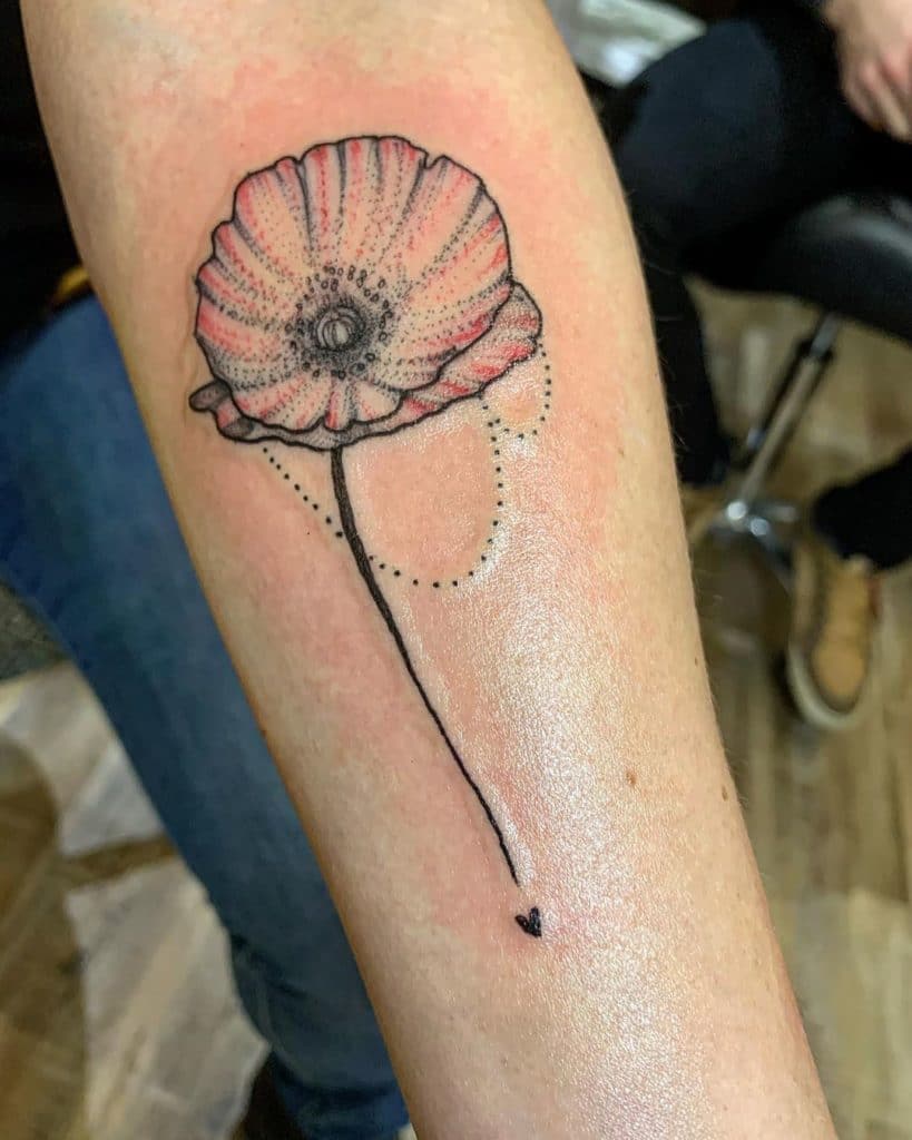 poppy tattoo