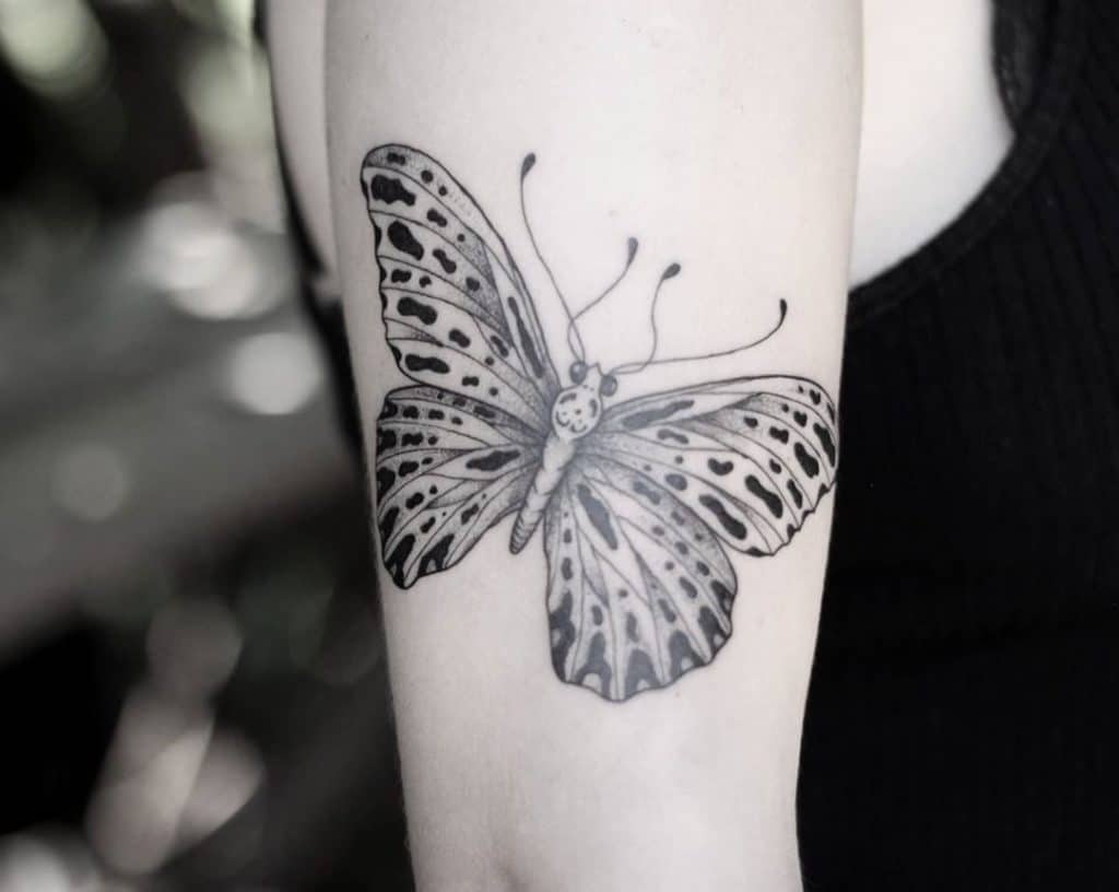 moth tattoo