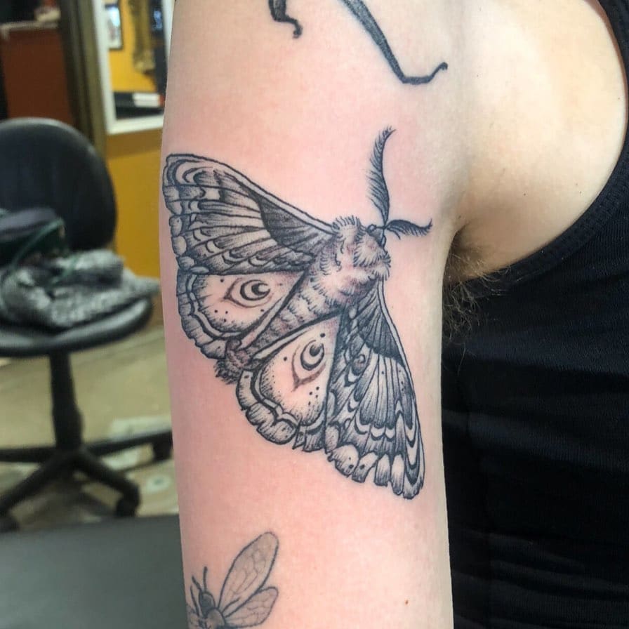 moth tattoo