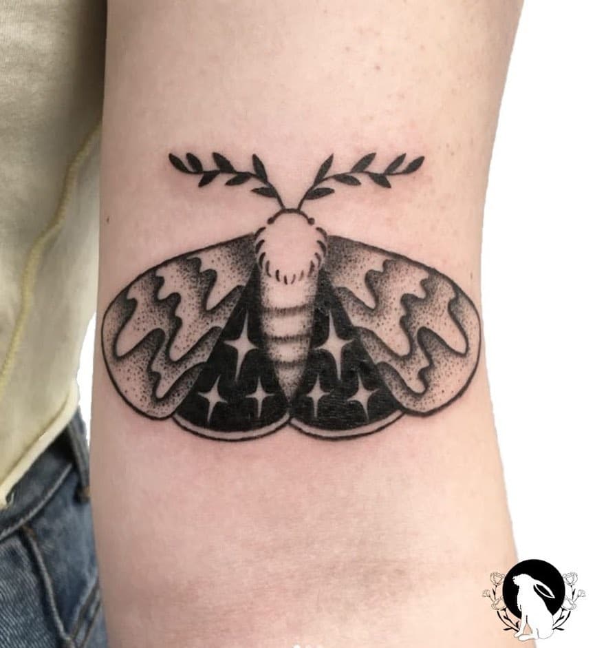 moth tattoo