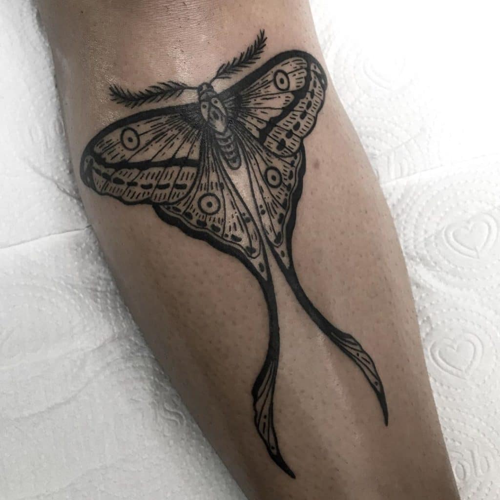 moth tattoo