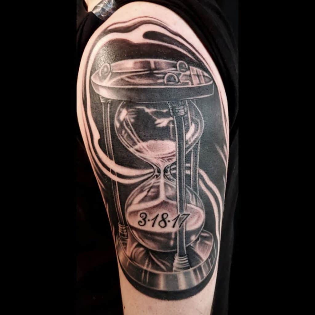 hourglass tattoo