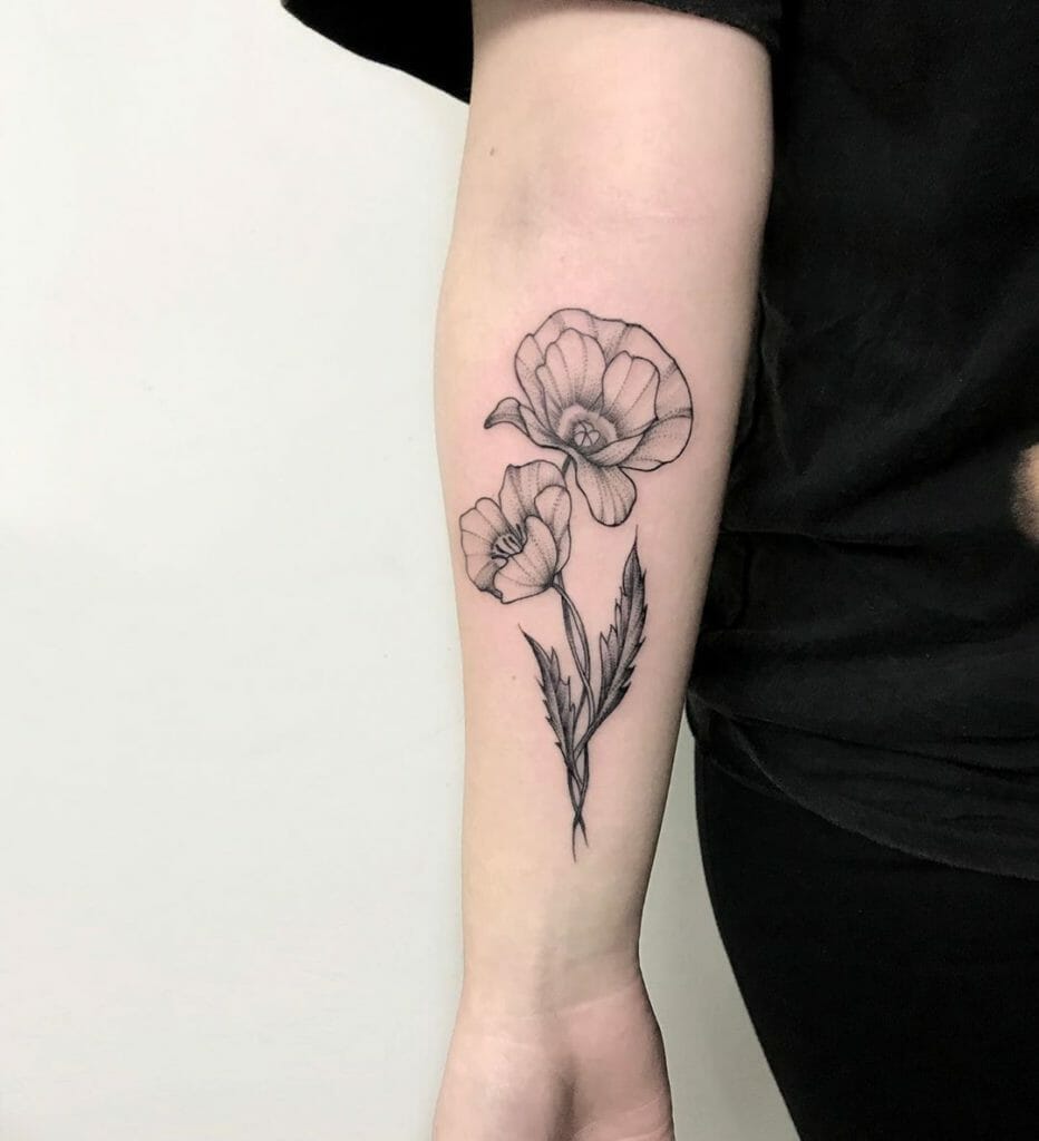 poppy tattoo