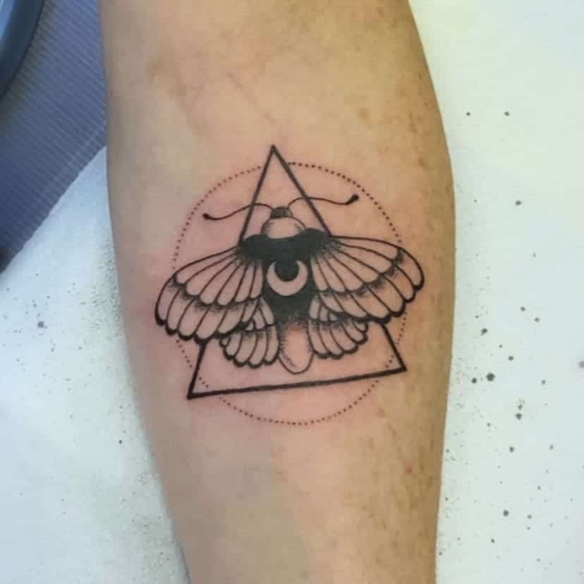 moth tattoo