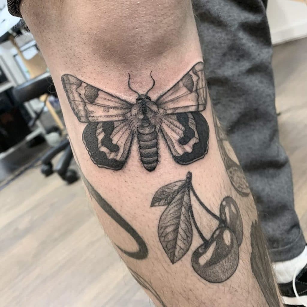 moth tattoo