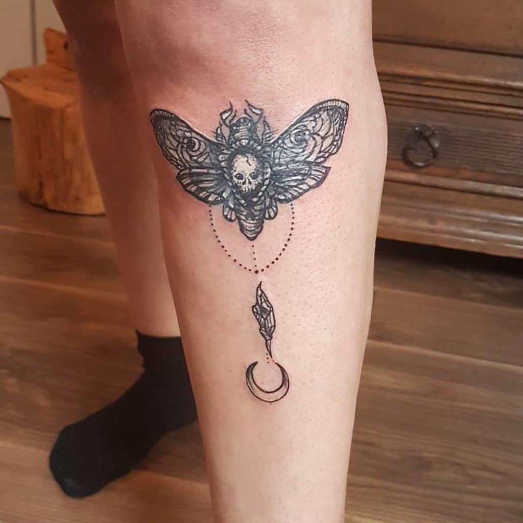 moth tattoo