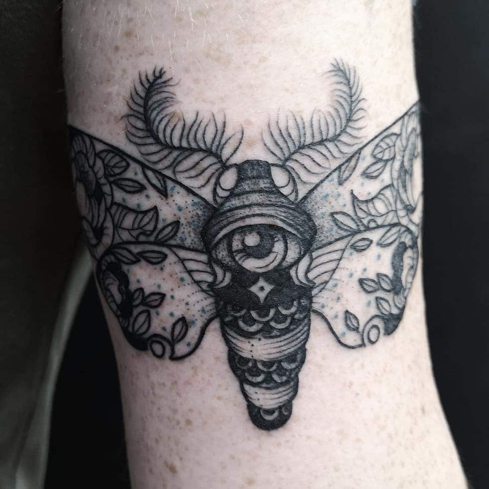 moth tattoo