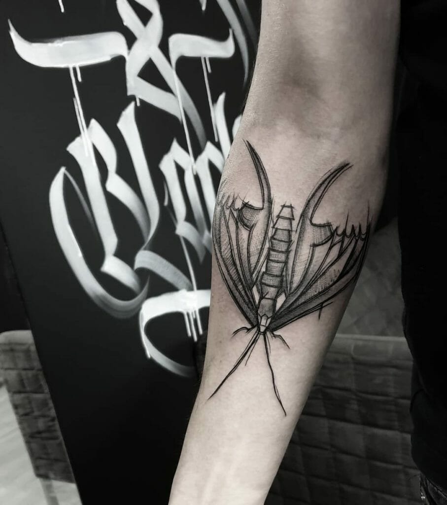 moth tattoo