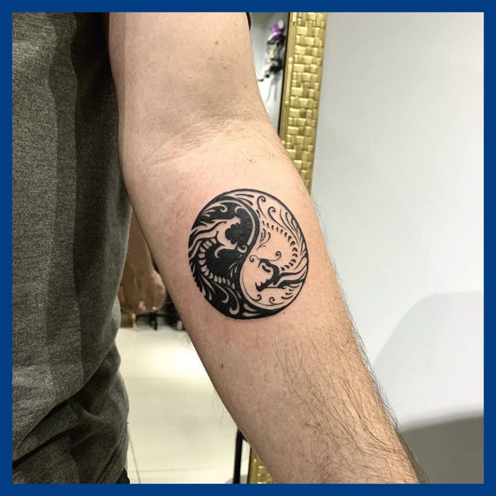 yinyang tattoo designs