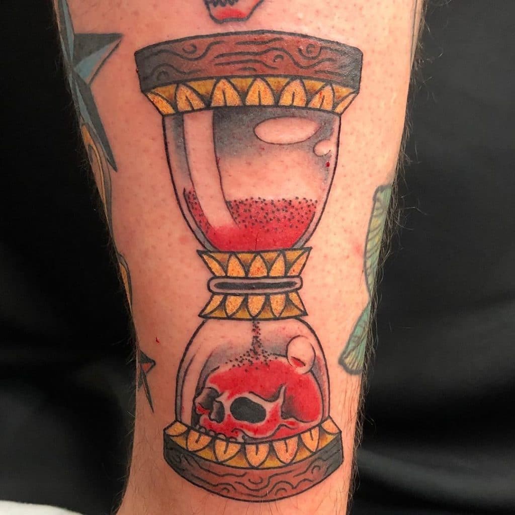 hourglass tattoo