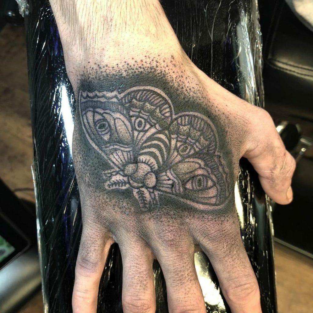 moth tattoo