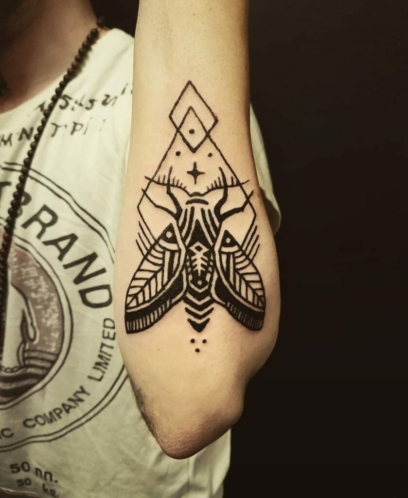 moth tattoo