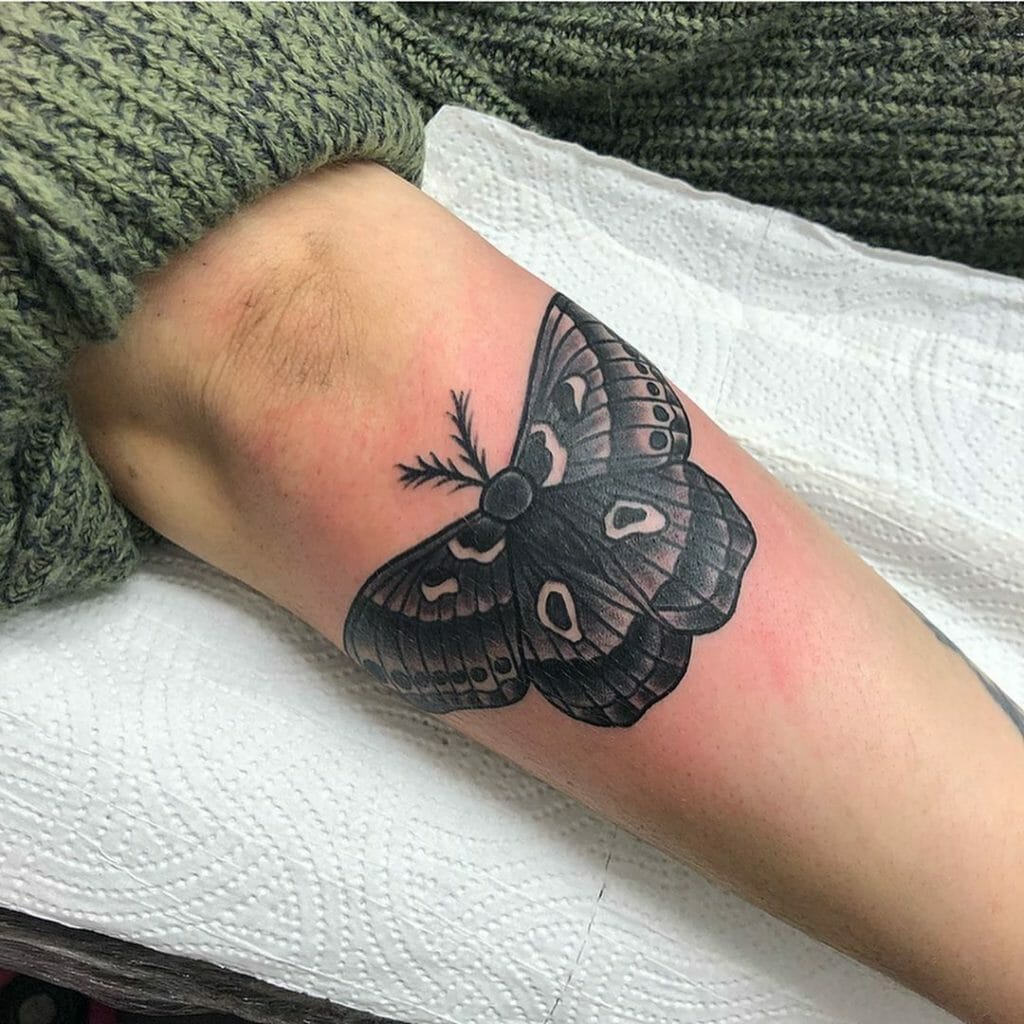 moth tattoo