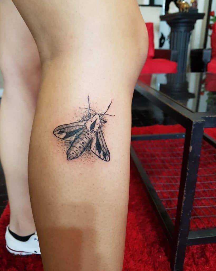 moth tattoo