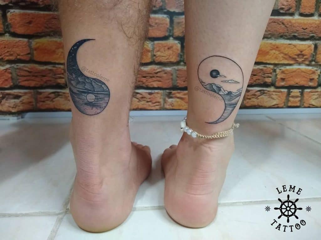 yinyang tattoo designs