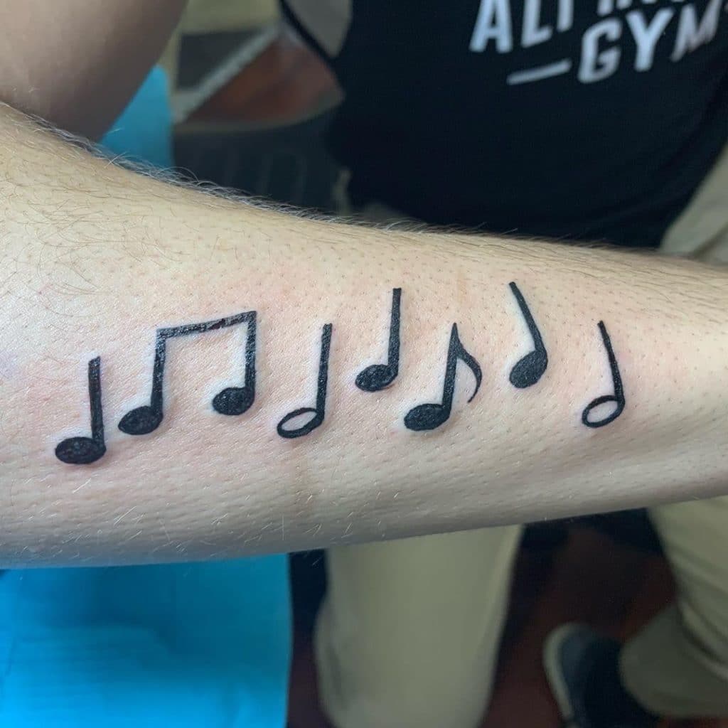 music tattoos