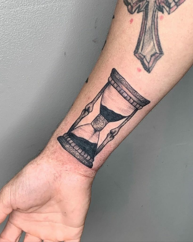 hourglass tattoo