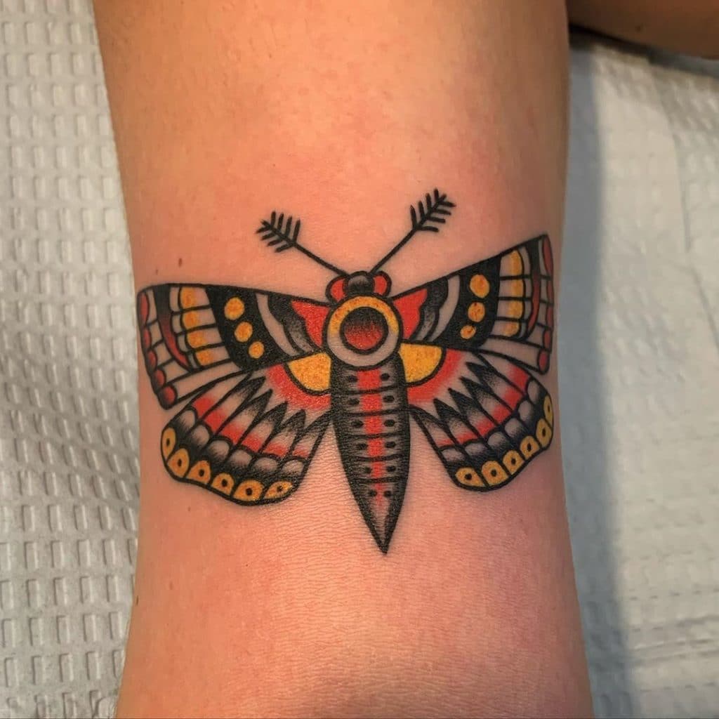 moth tattoo