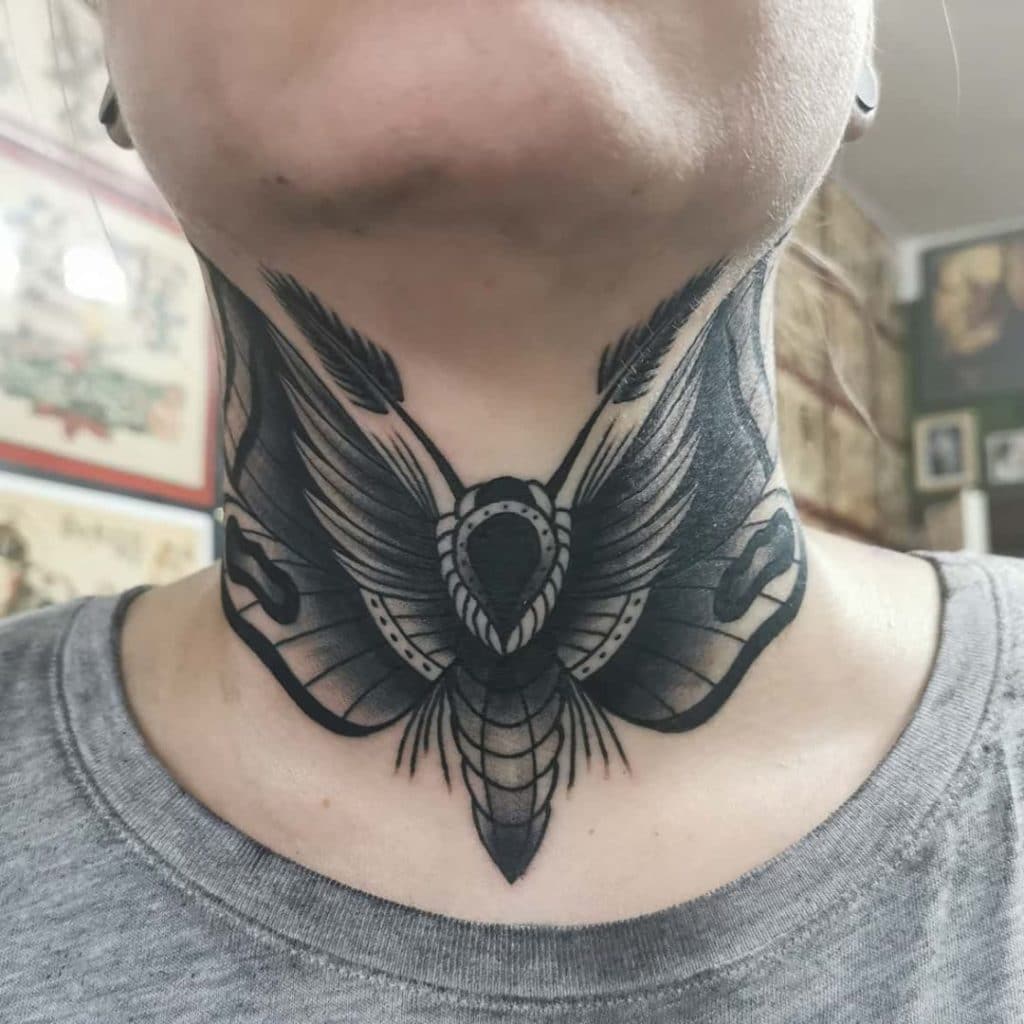 moth tattoo