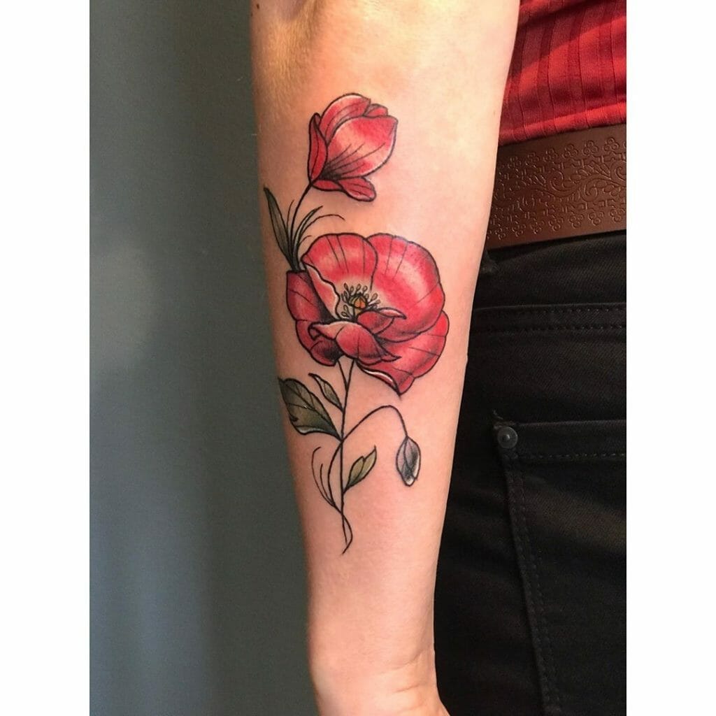 poppy tattoo