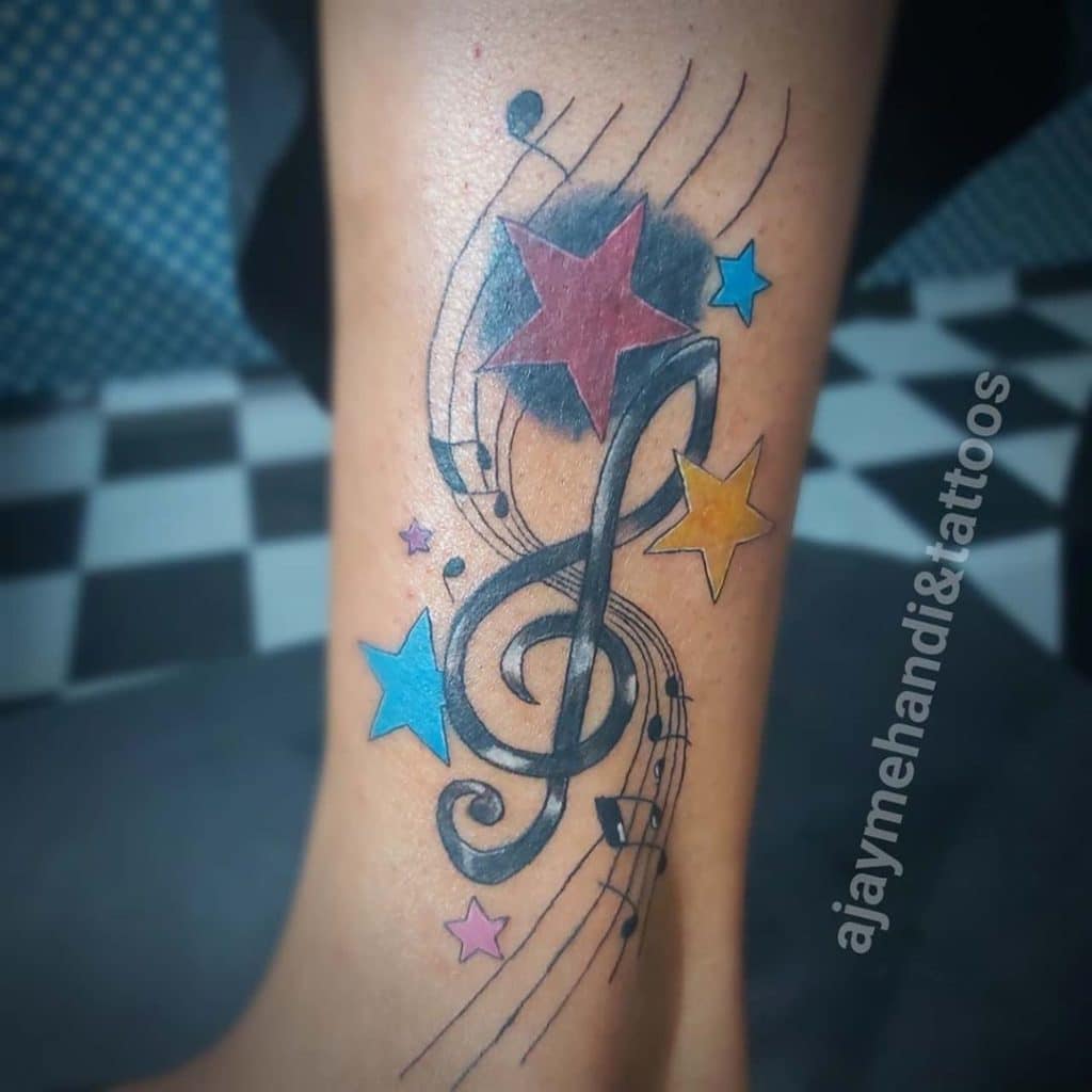 music tattoos