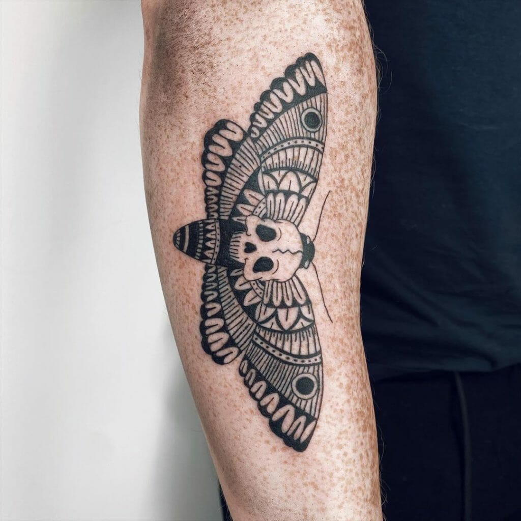 moth tattoo