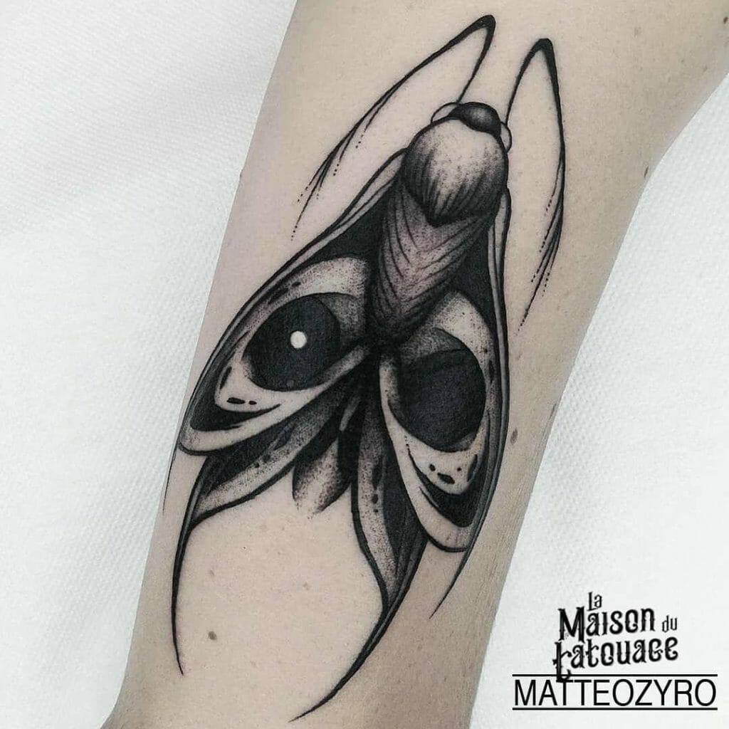 moth tattoo