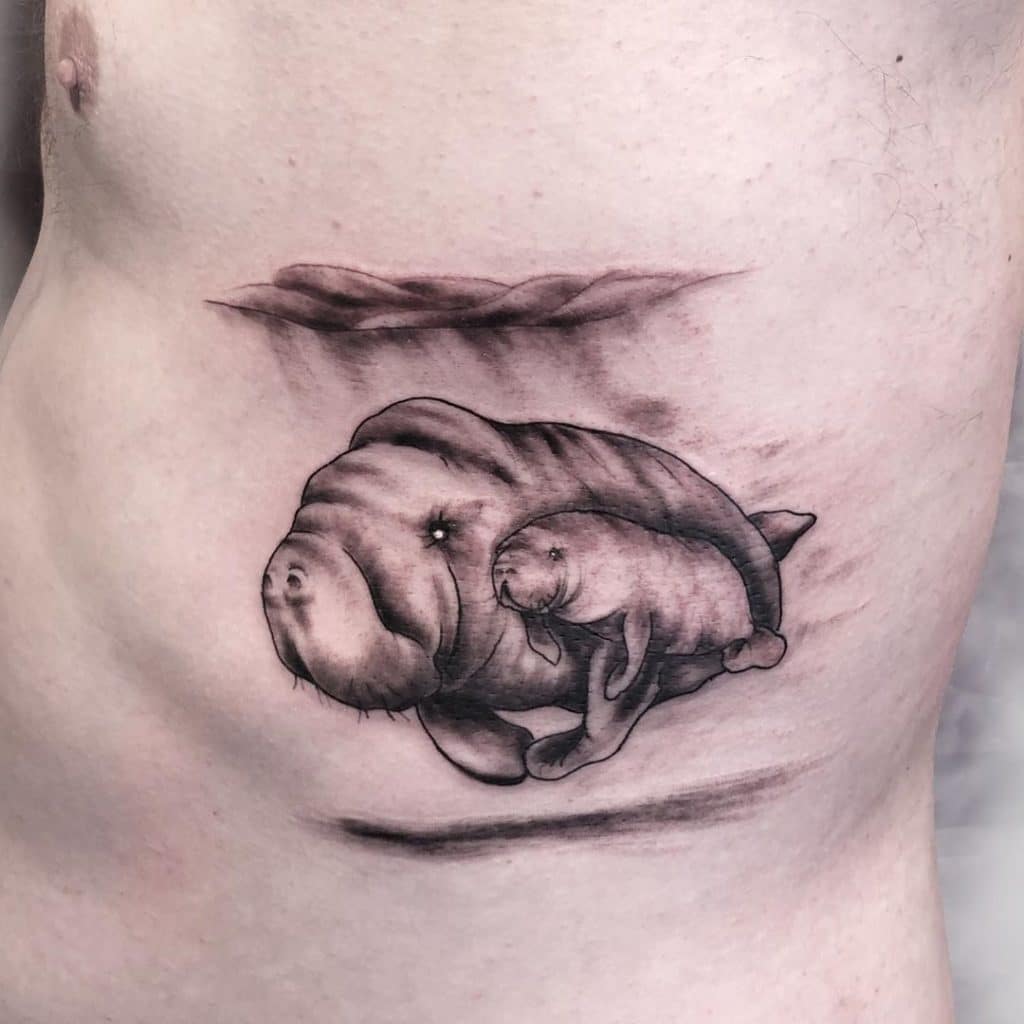 rib tattoo