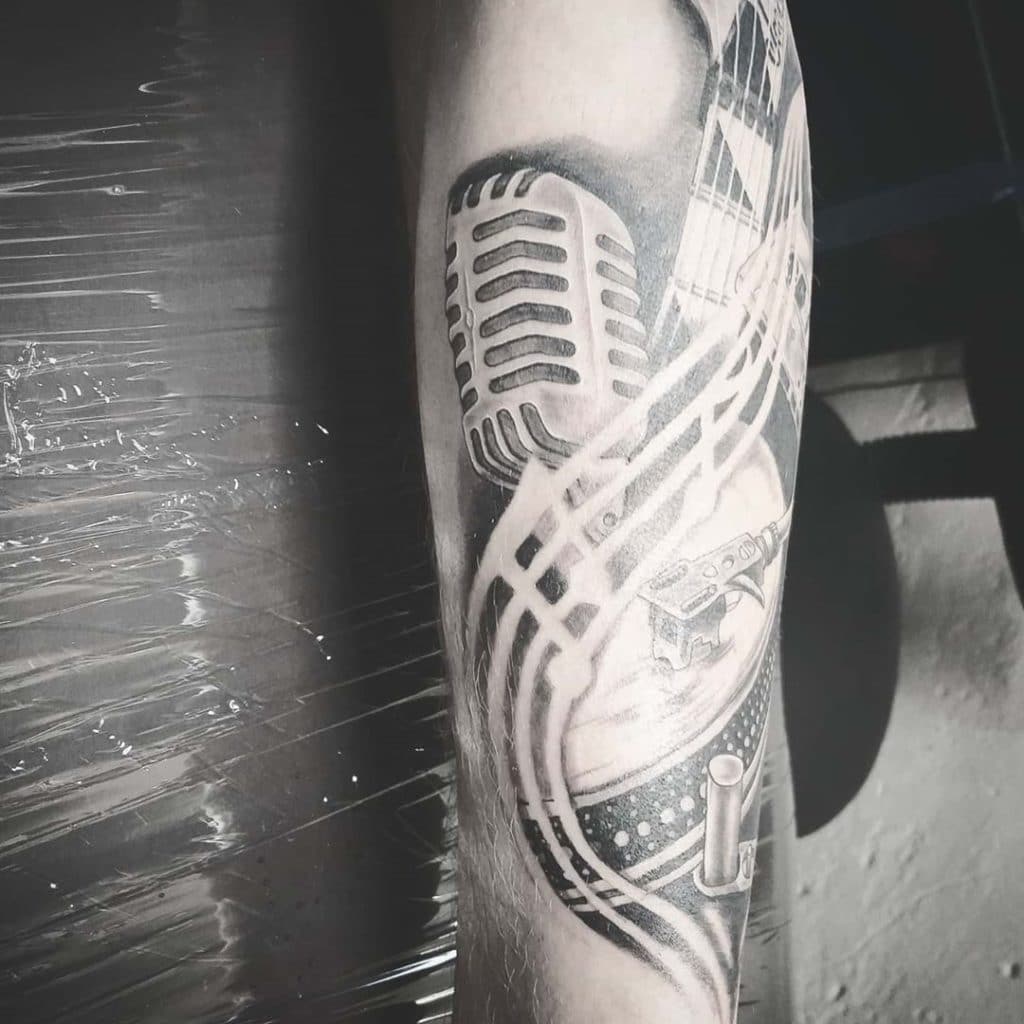 music tattoos