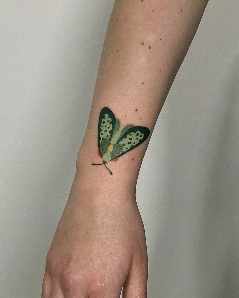 moth tattoo