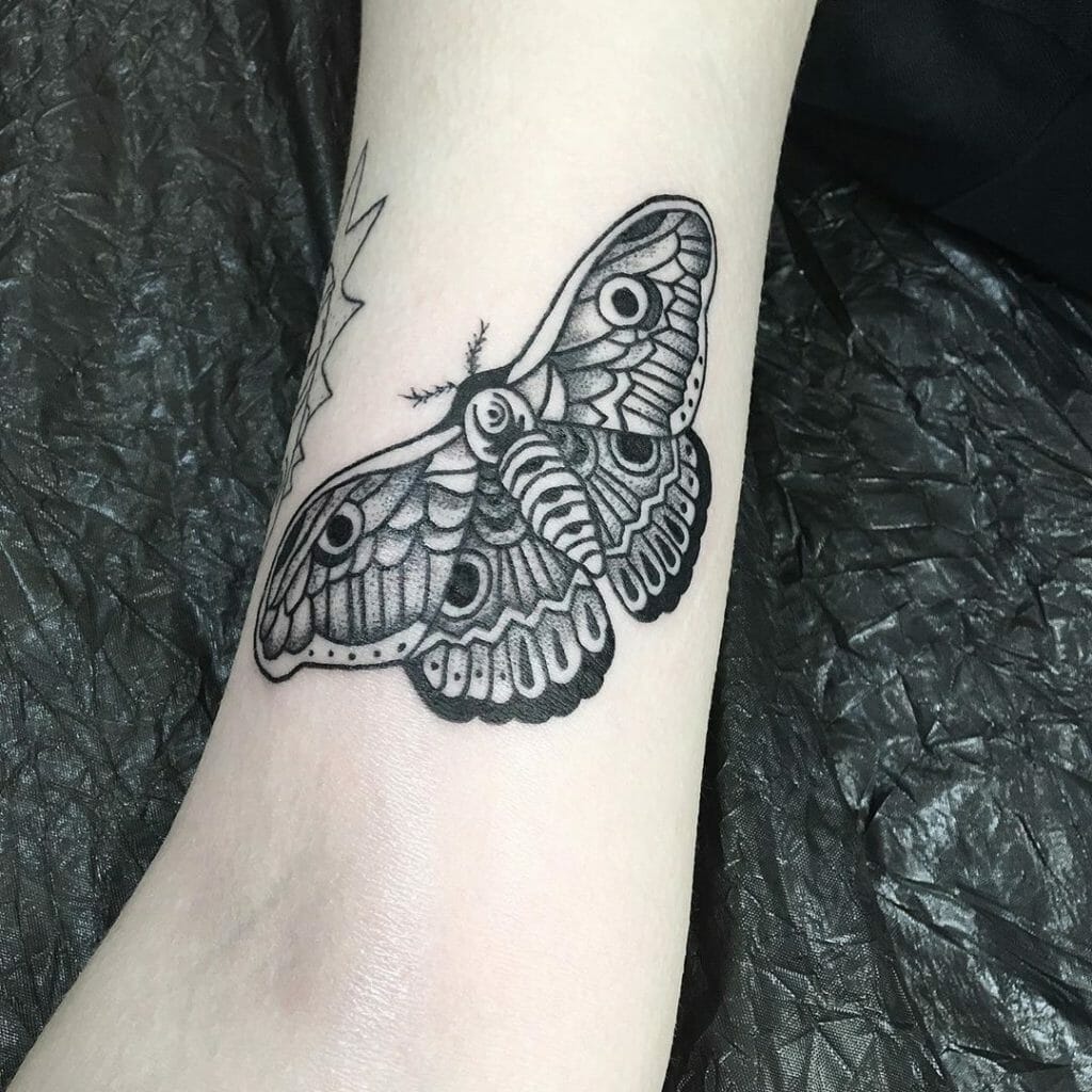 moth tattoo