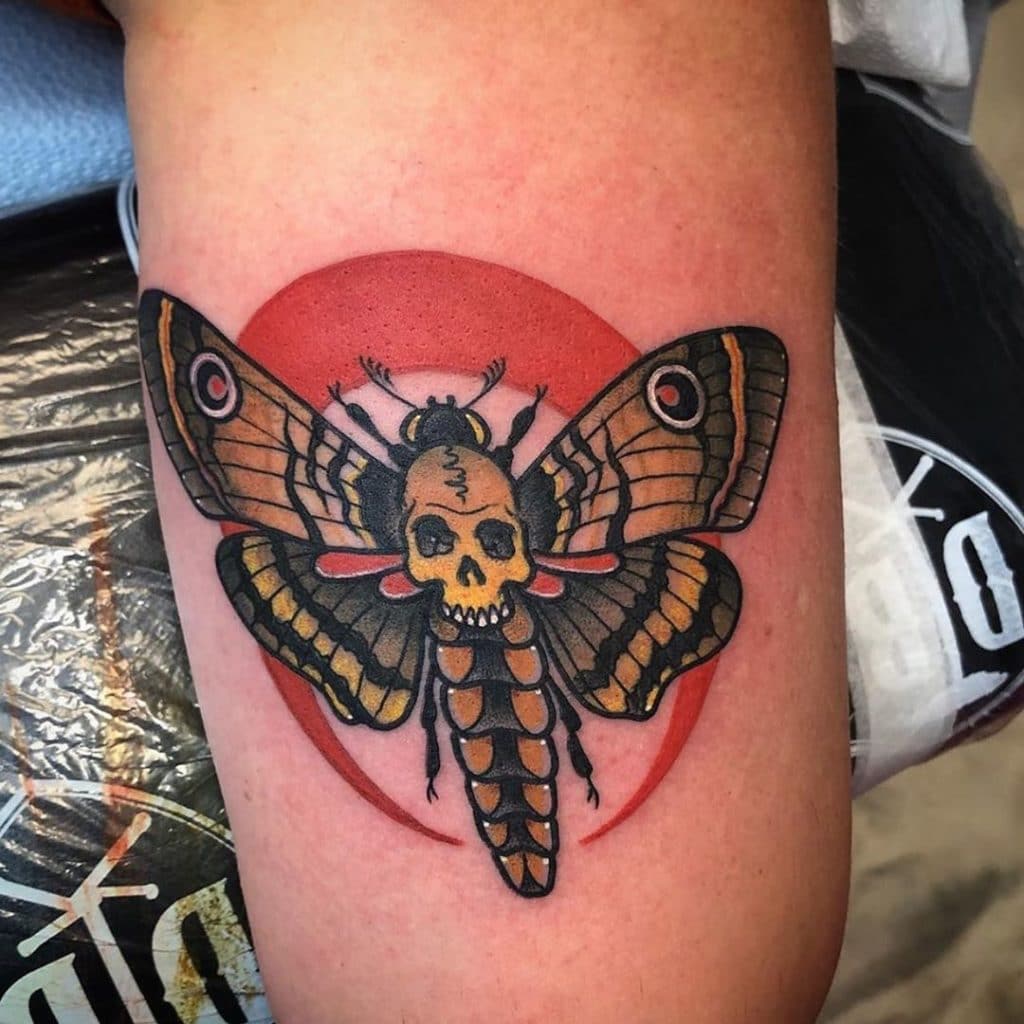 moth tattoo