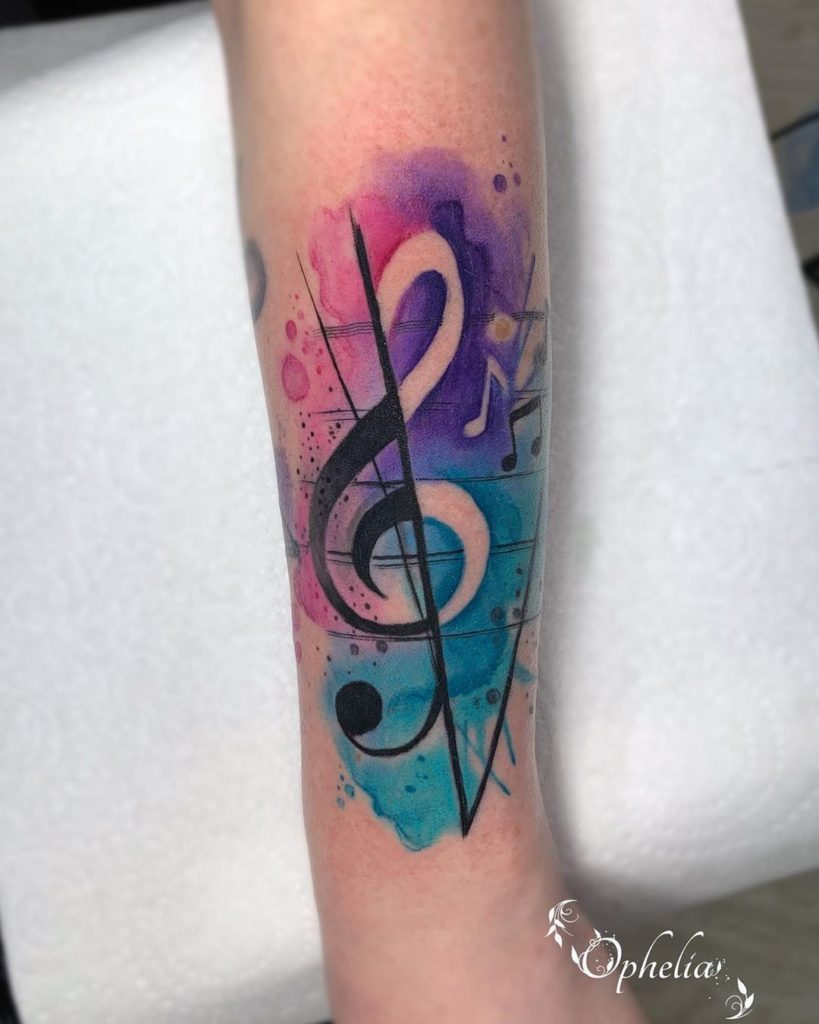 music tattoos