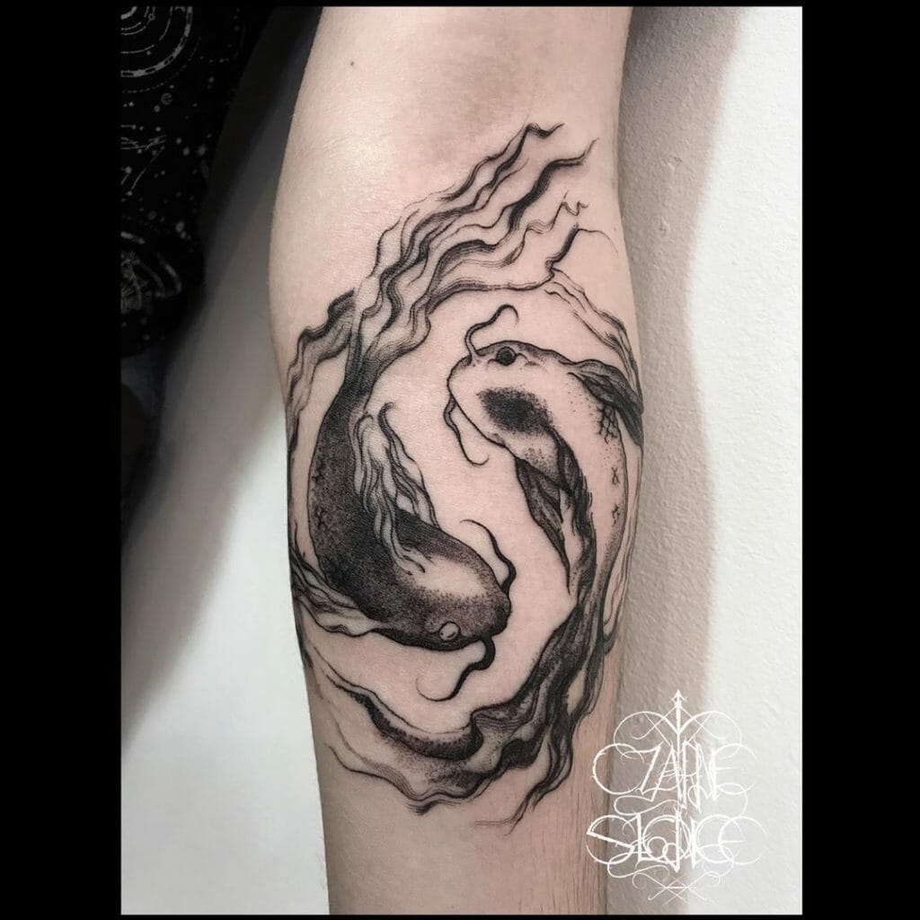 yinyang tattoo designs