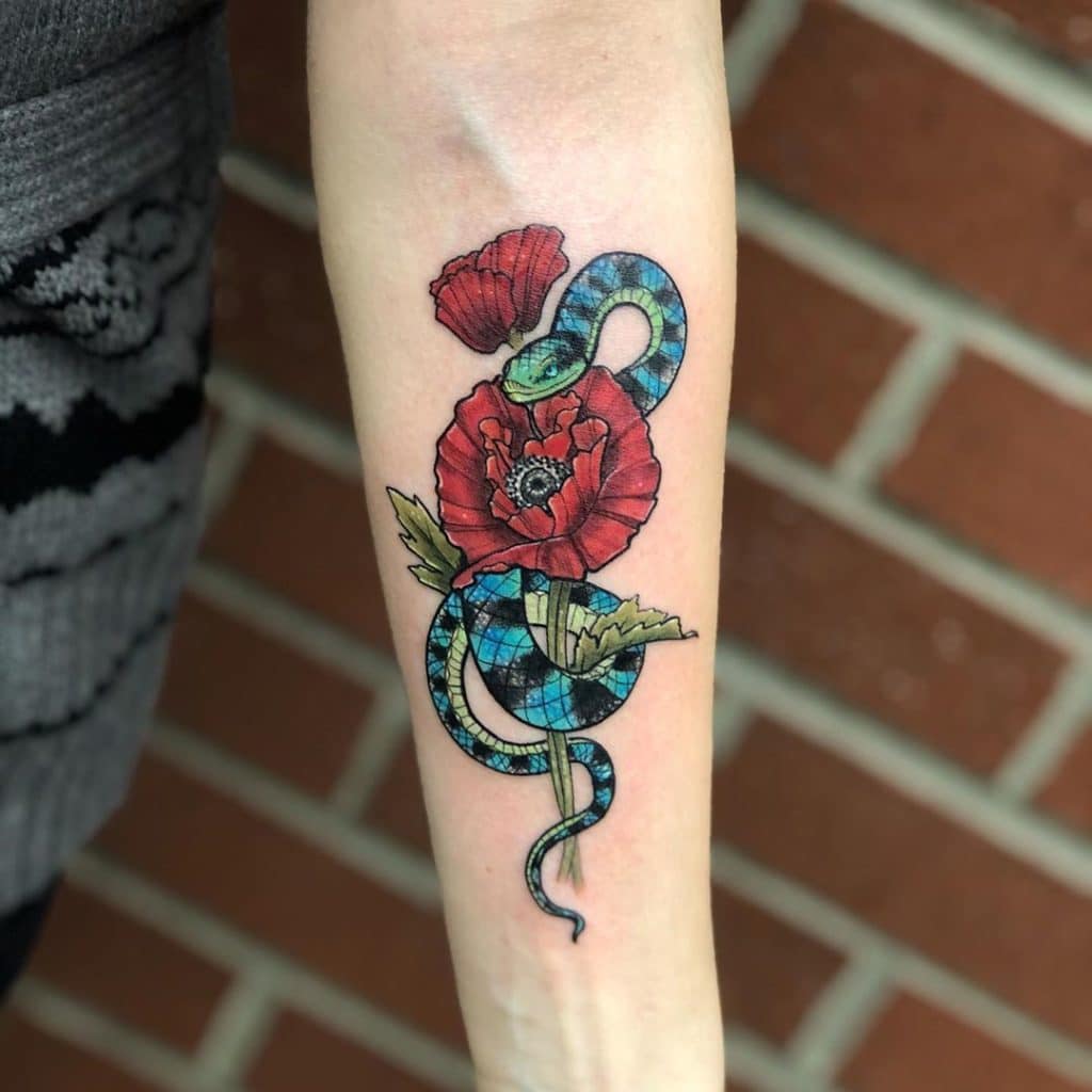 poppy tattoo