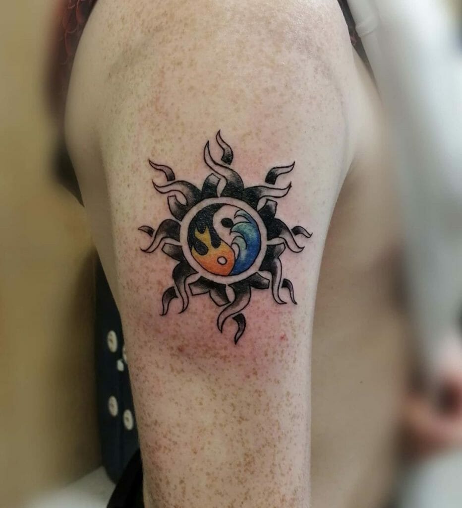 yinyang tattoo designs