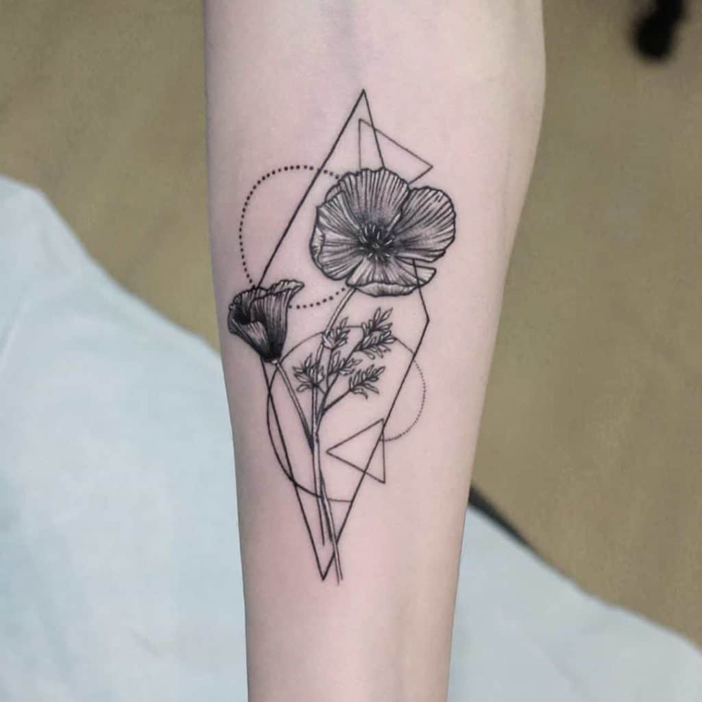 poppy tattoo