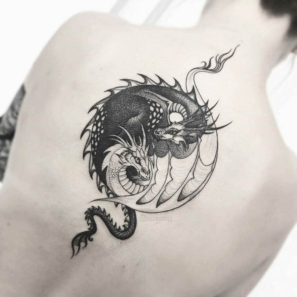 yinyang tattoo designs