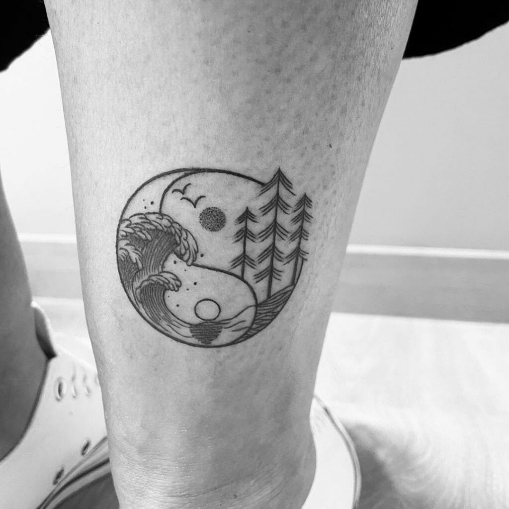 yinyang tattoo designs