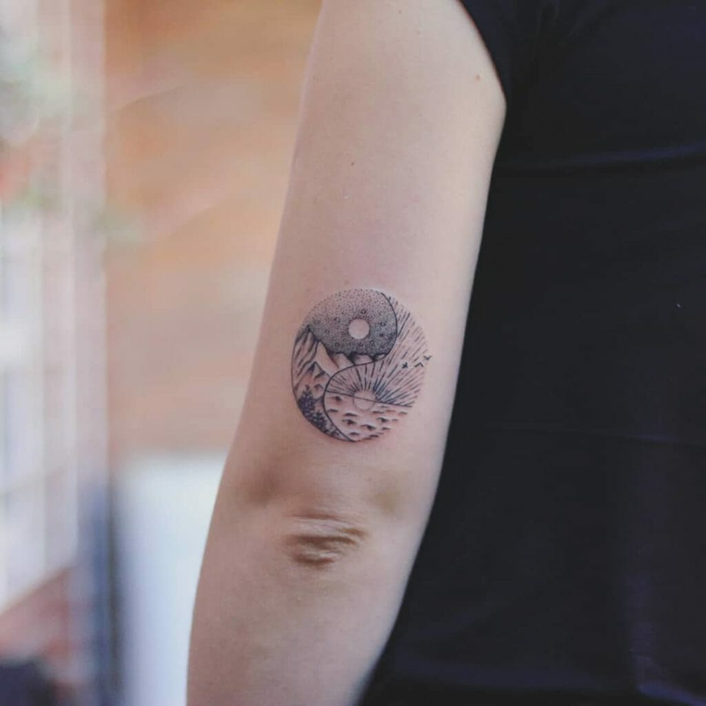 yinyang tattoo designs