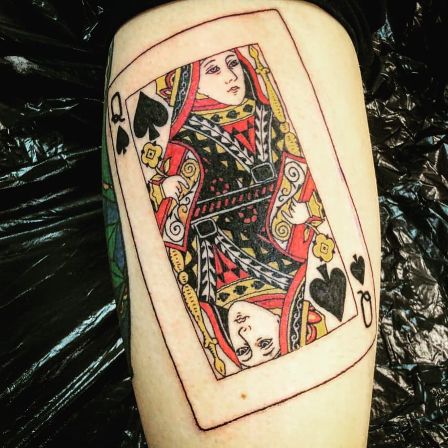 queen of spades tattoo