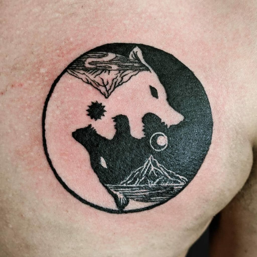 yinyang tattoo designs