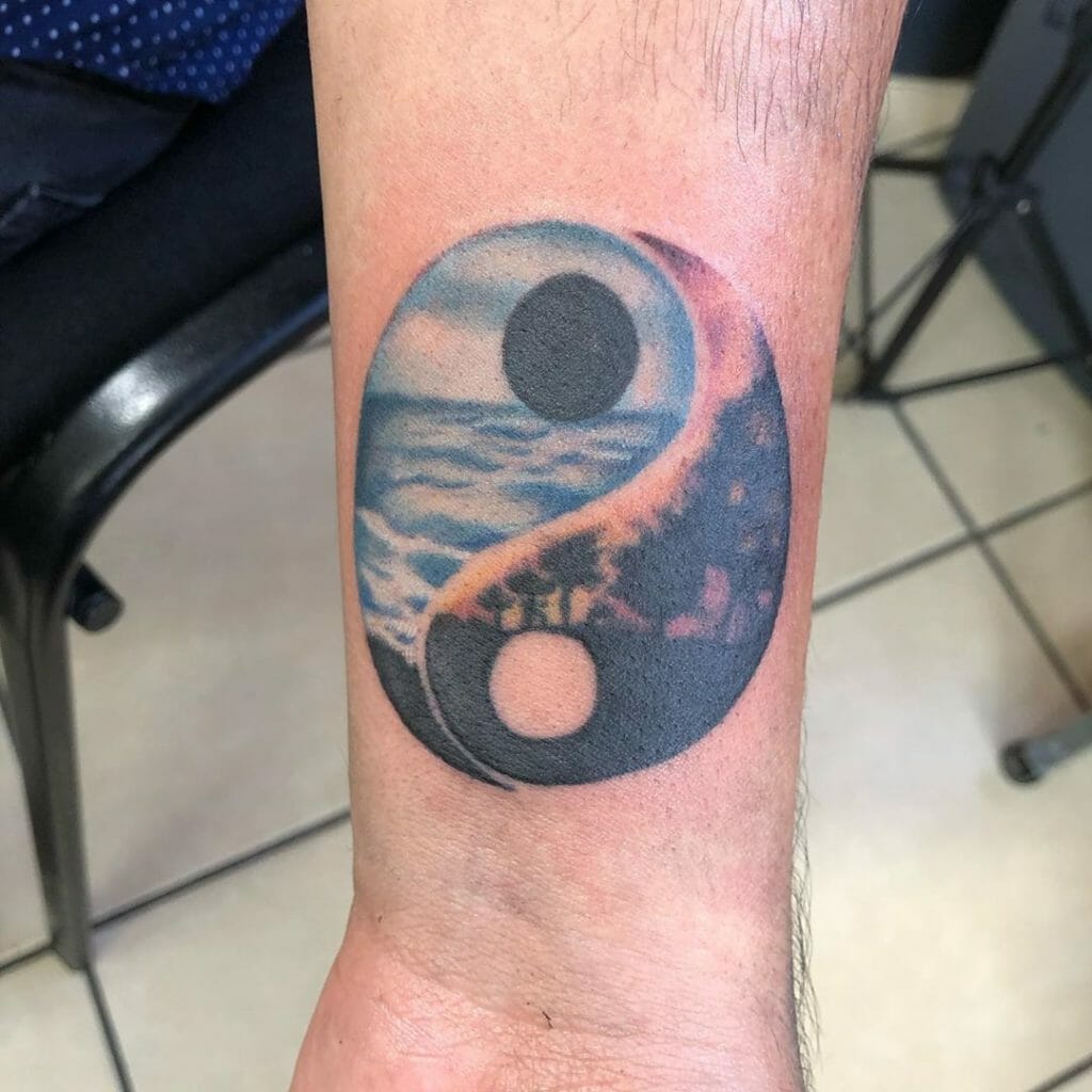 yinyang tattoo designs