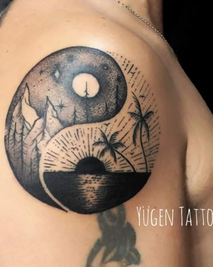 yinyang tattoo designs