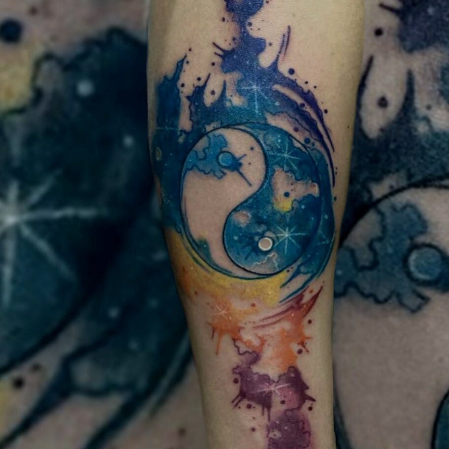 yinyang tattoo designs