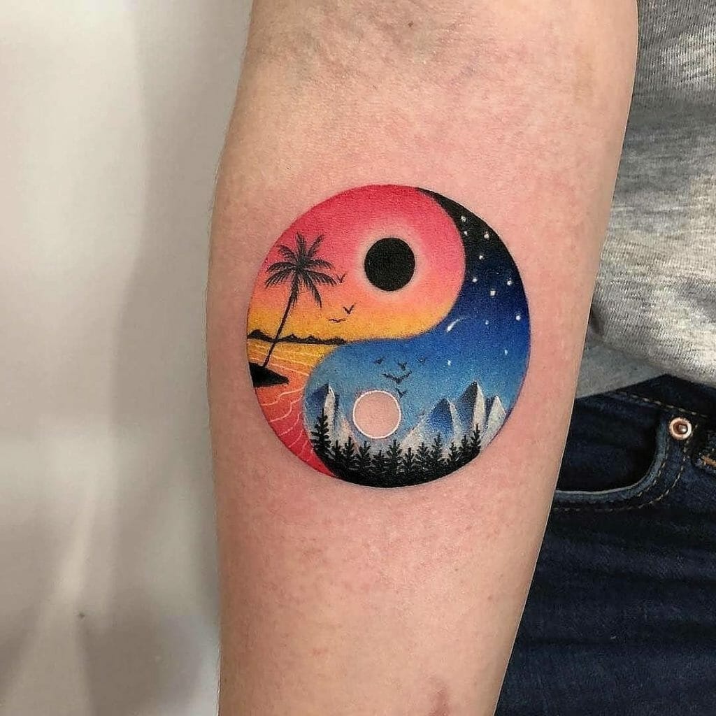 yinyang tattoo designs