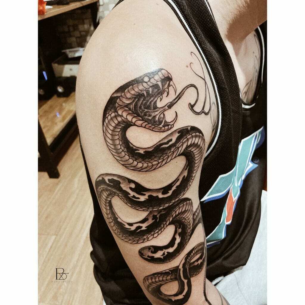 Snake Arm Tattoo