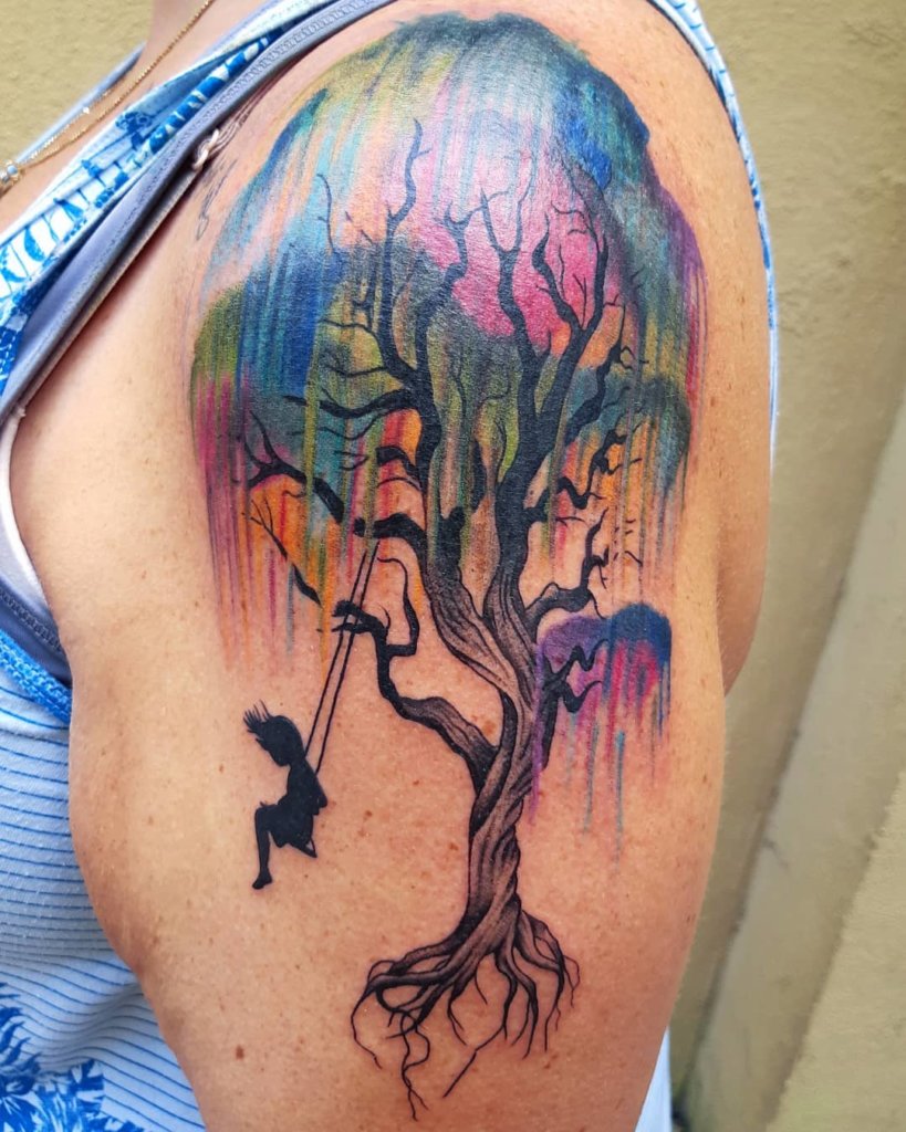 willow tree tattoo