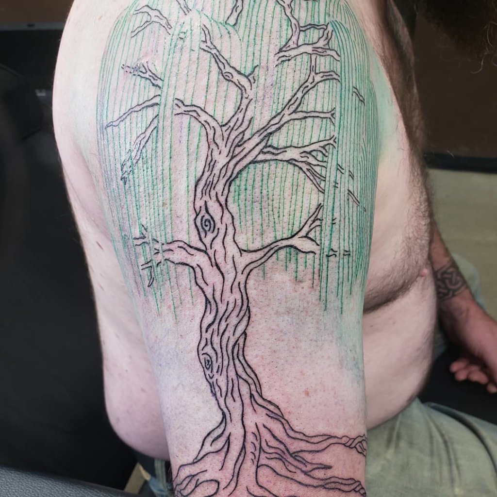 willow tree tattoo